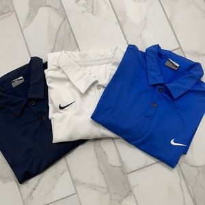 Nike Dri Fit men’s polo shirts. Size XL